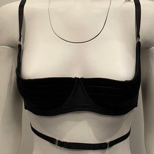 BNWT Playful Promises Sacha Elegant Allure Black Bra 34D